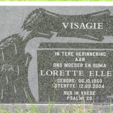VISAGIE Lorette Ellen 1950-2004