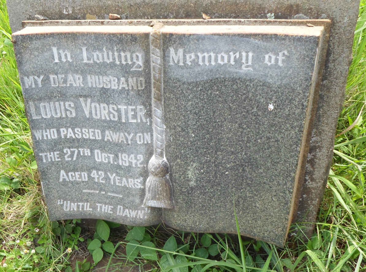 VORSTER Louis -1942
