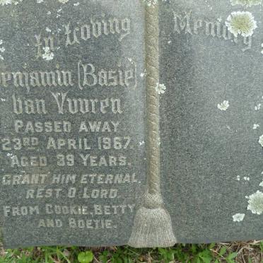 VUUREN Benjamin, van -1967