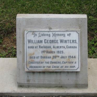 WINTERS William George 1925-1944