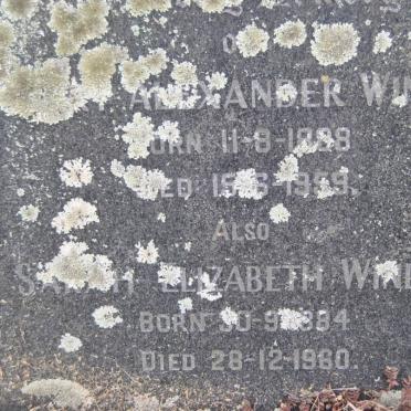 WINDOW Albert Alexander 1888-1959 &amp; Sarah Elizabeth 1884-1960