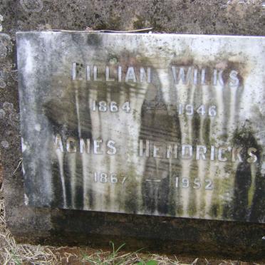 WILKS Lillian 1864-1946 :: HENDRICKS Agnes 1867-1952