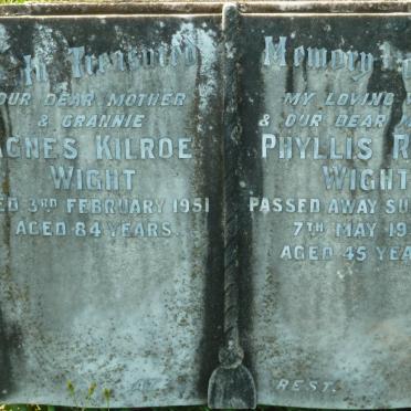 WIGHT Agnes Kilroe -1951 :: Phyllis Ruby -1952