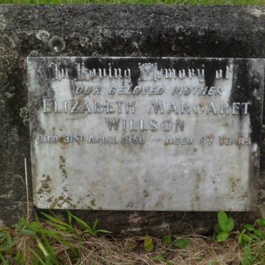 WILLSON Elizabeth Margaret -1950