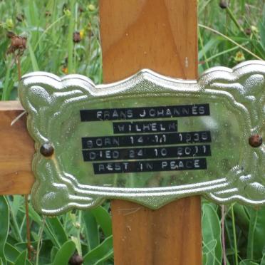 WILHELM Frans Johannes 1938-2011