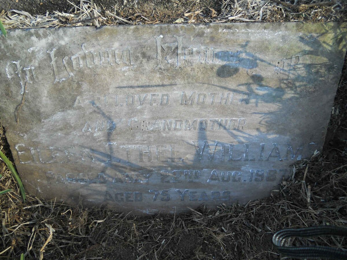 WILLIAMS Eileen Ethel -1967