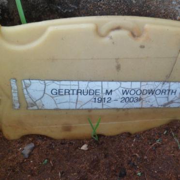 WOODWORTH Gertrude M. 1912-2003