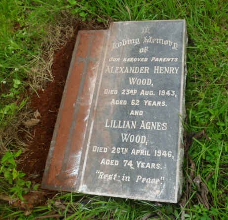 WOOD Alexander Henry -1943 &amp; Lillian Agnes -1946