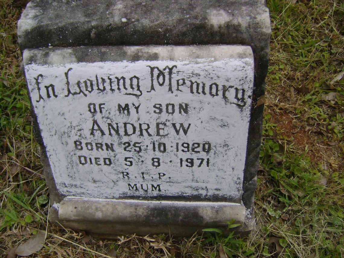 WOEST Andrew 1920-1971