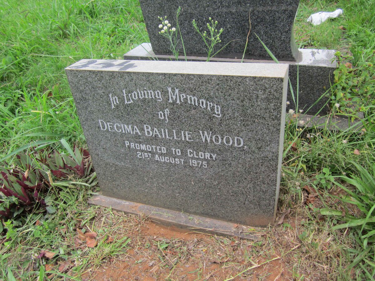 WOOD Decima Baillie -1975