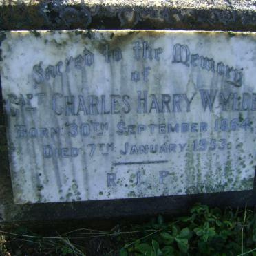 WYLDE Charles Harry 1864-1953