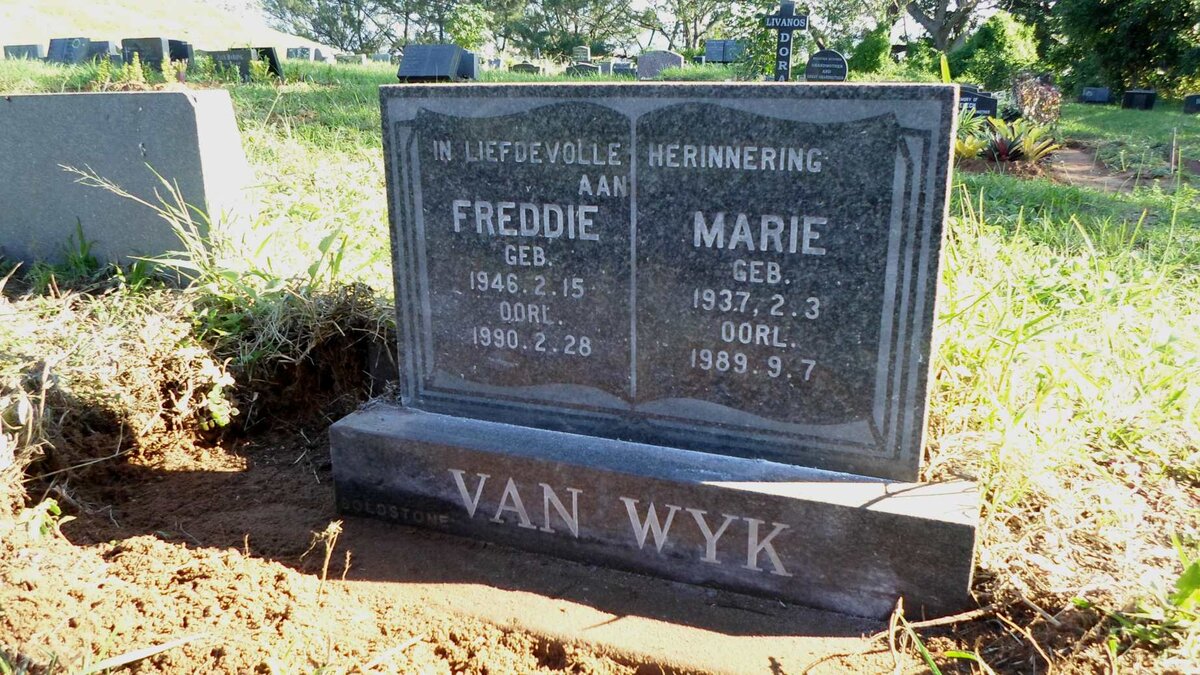 WYK Freddie, van 1946-1990 &amp; Marie 1937-1989