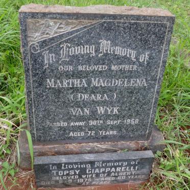 WYK Martha Magdelena, van -1956 :: CIAPARELLI Topsy -1975