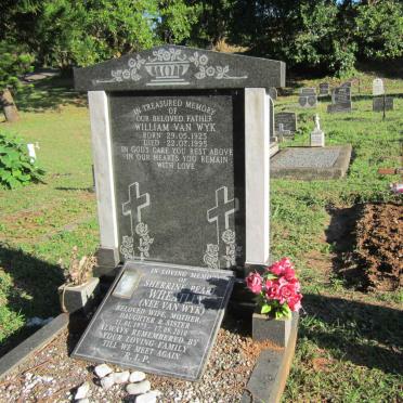 WYK William, van 1925-1995 :: WHEATLEY Sherrine Pearl nee VAN WYK 1973-2010