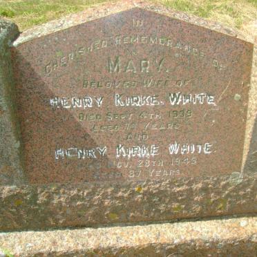 WHITE Henry Kirke -1949 &amp; Mary -1939