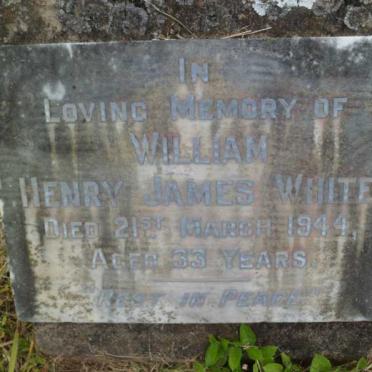WHITE William Henry James -1944