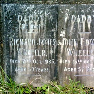 WHEELER Richard James -1935 :: WHEELER John Edward -1970