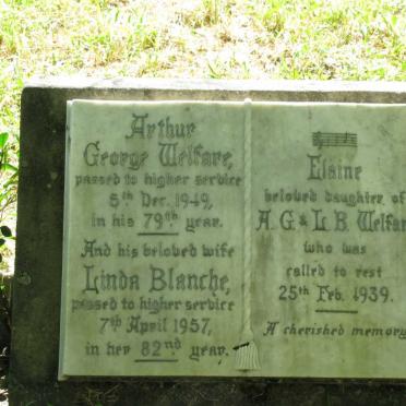 WELFARE Arthur George -1949 &amp; Linda Blanche -1957 :: Elaine -1939