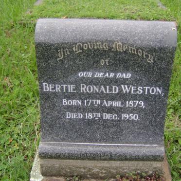 WESTON Bertie Ronald 1879-1950