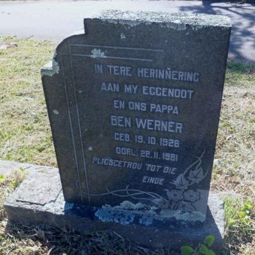 WERNER Ben 1926-1961