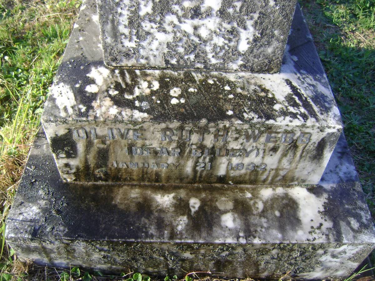 WEBB Olive Ruth -1932