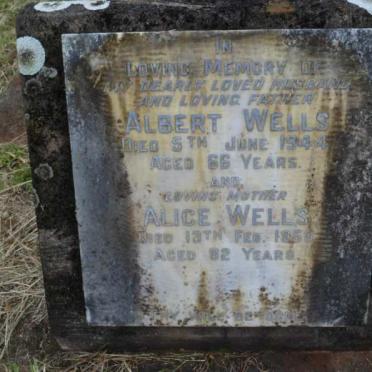 WELLS Albert -1944 &amp; Alice -1958