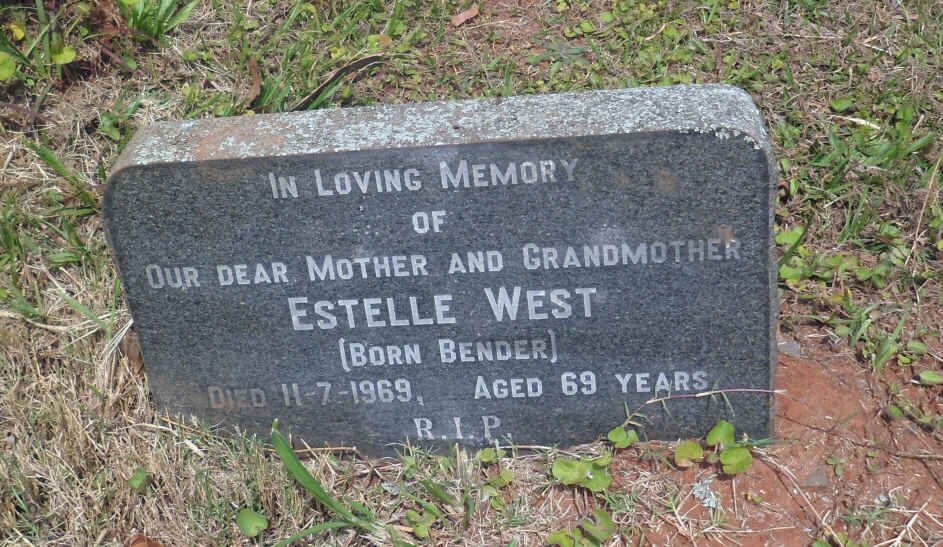 WEST Estelle nee BENDER -1969