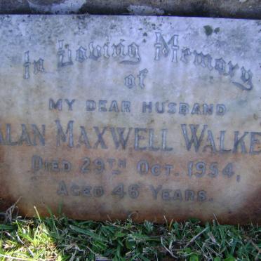 WALKER Alan Maxwell -1954