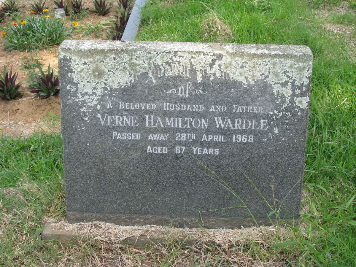 WARDLE Verne Hamilton -1968