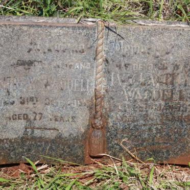 WADDELL Andrew -1961 &amp; Ivy Laetitia -1972