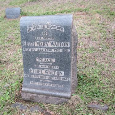 WALTON Edith Mary 1865-1931 :: WALTON Ethel 1868-1949