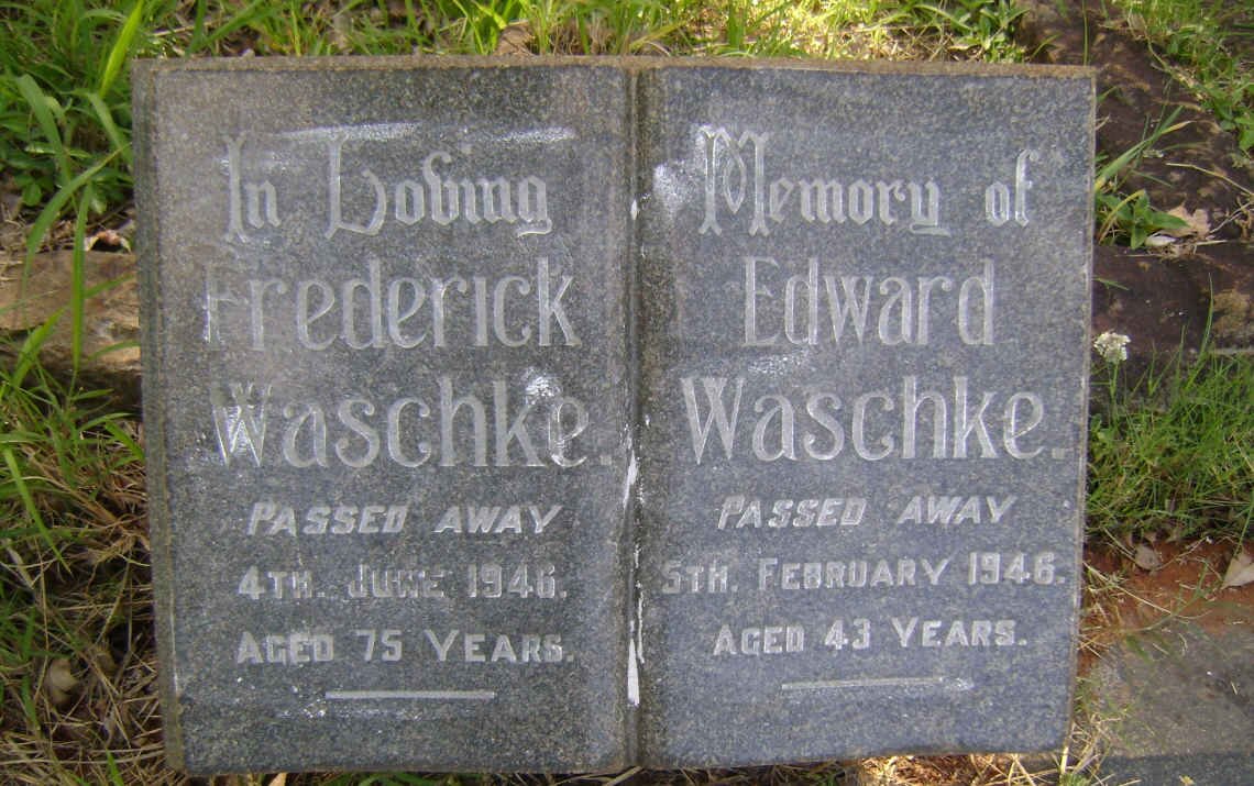 WASCHKE Frederick -1946 :: WASCHKE Edward -1946