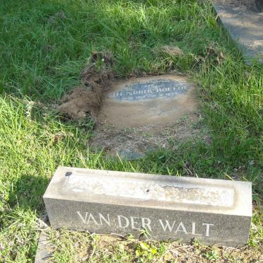 WALT Hendrik Roelof, van der 1914-1973