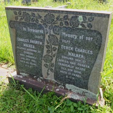 WALKER Charles Andrew -1961 :: WALKER Derek Charles -1956 :: WALKER Doreen Mary -1989