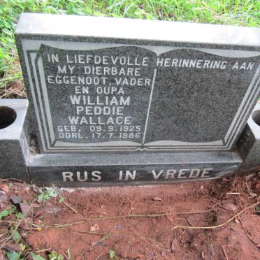 WALLACE William Peddie 1925-1986