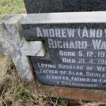 WANDS Andrew Richard 1930-1991
