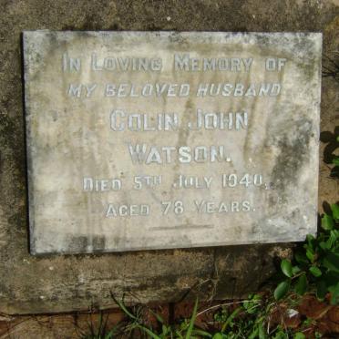 WATSON Colin John -1940