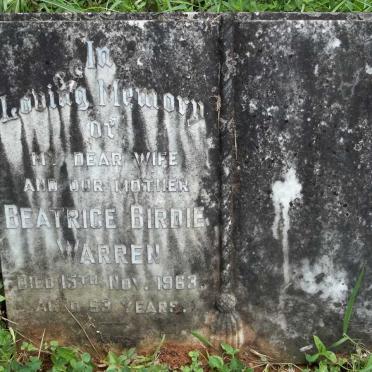 WARREN Beatrice Birdie -1963