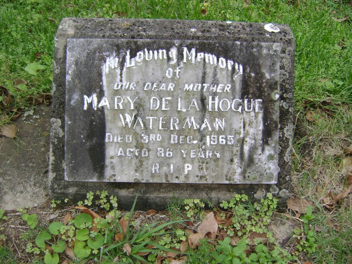 WATERMAN Mary De La Hogue -1965