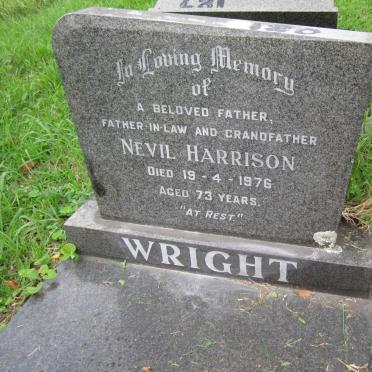 WRIGHT Nevil Harrison -1976
