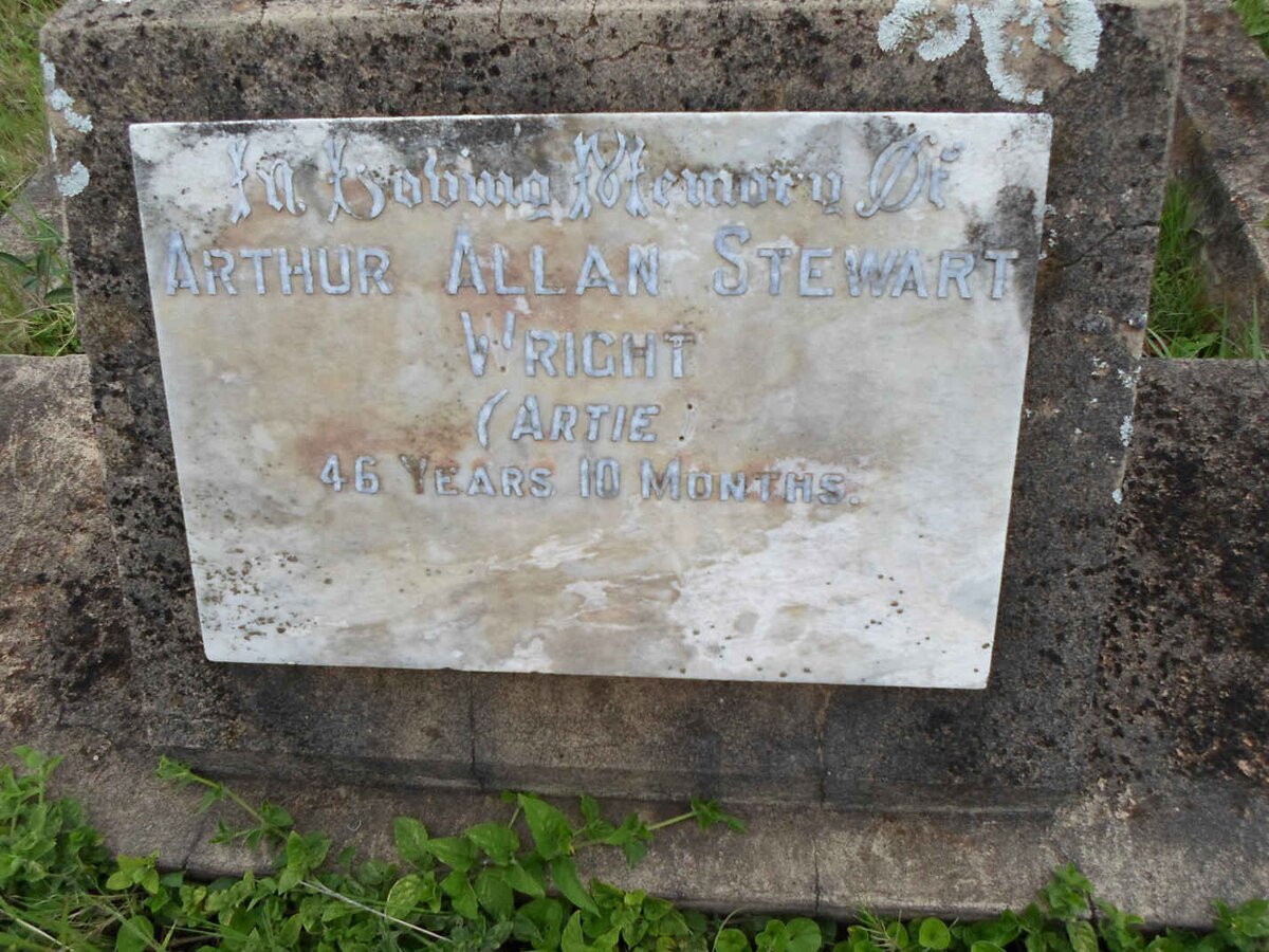 WRIGHT Arthur Allan Stewart -1943