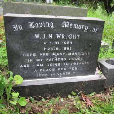 WRIGHT W.J.N. 1920-1982