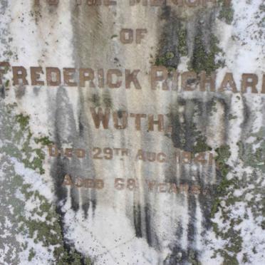 WUTH Frederick Richard -1941