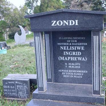 ZONDI Nelisiwe Ingrid 1972-2010