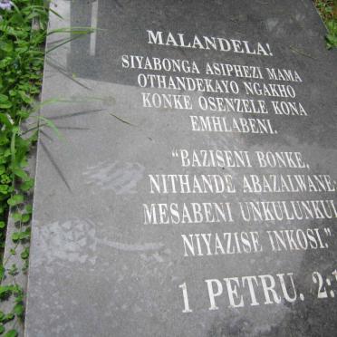 ZULU Nomakoloni Dorcas 1939-2014