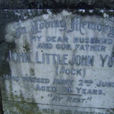 YUNNIE John Littlejohn -1953 &amp; Violet Maud Ashbourn -1958