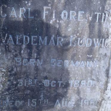 ? Carl Florentin Valdemar Ludwig 1890-1961