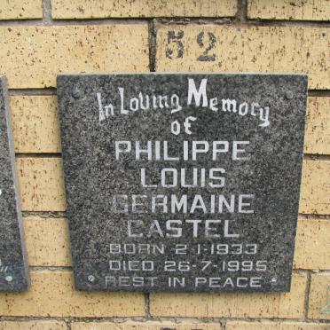 CASTEL Philippe Louis Germaine 1933-1995