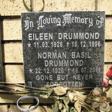 DRUMMOND Norman Basil 1920-2011 &amp; Eileen 1926-1996
