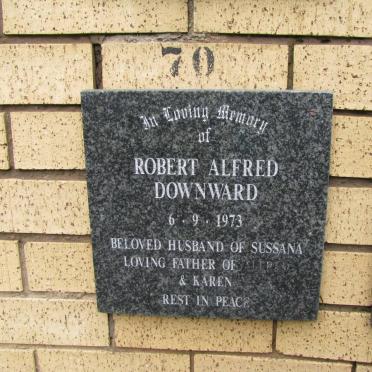 DOWNWARD Robert Alfred -1973